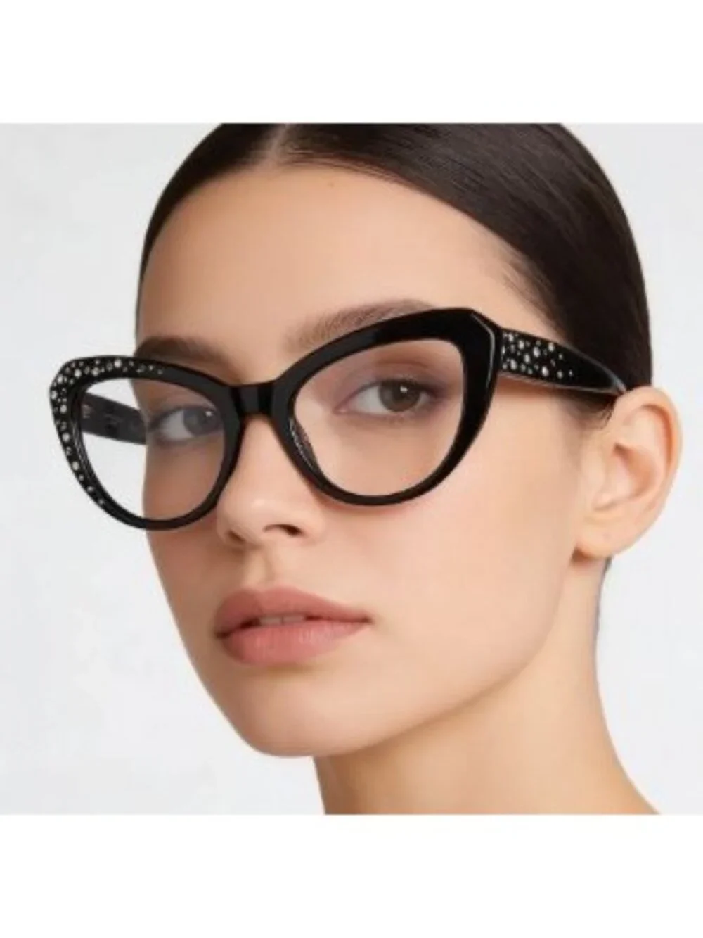 Guess by Marciano GM50016 001 Cat Eye Eyeglasses 53mm - Black